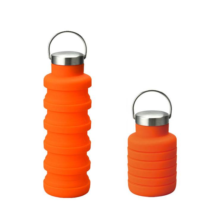 Foldable Silicone Water Bottle Travel Cup 4