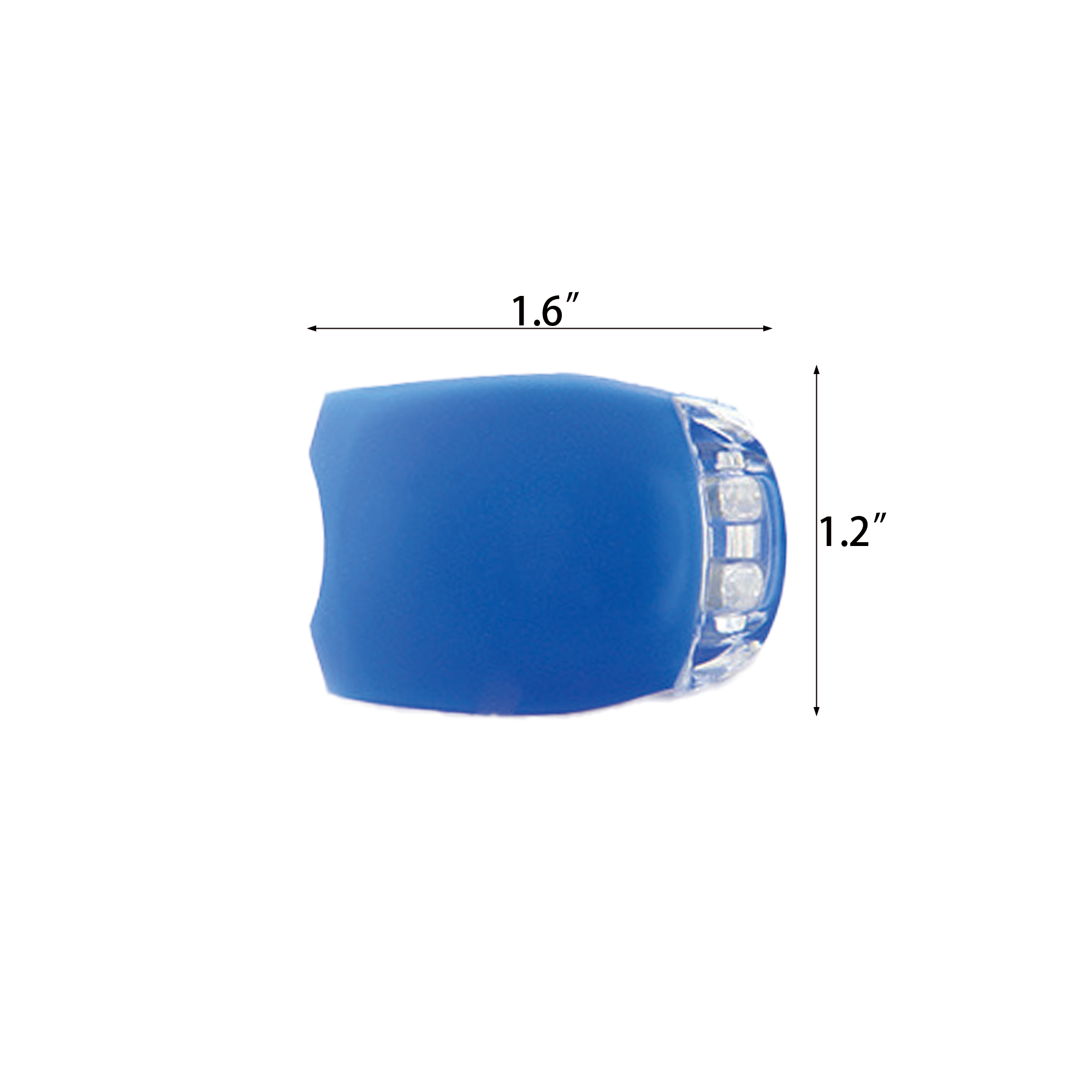 Silicone LED Bike Frog Lamp Clip Bicycle Lights 3