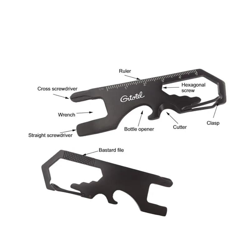 Multi-function Bottle Opener with Carabiner 1
