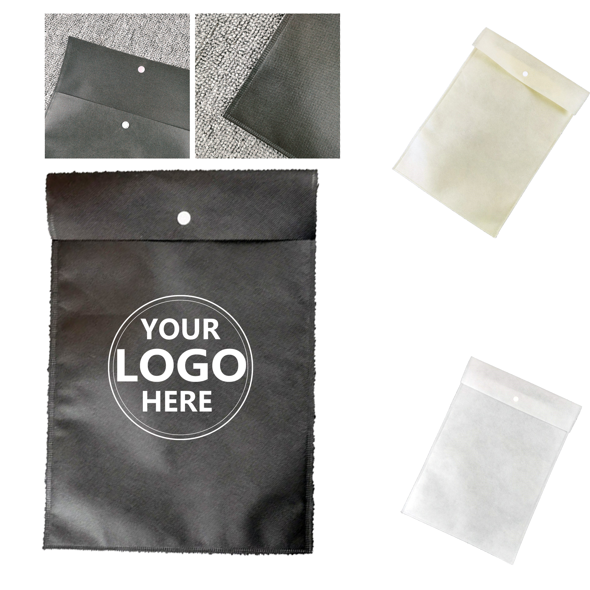 Concealed Button Non-Woven Organizer Bag 2