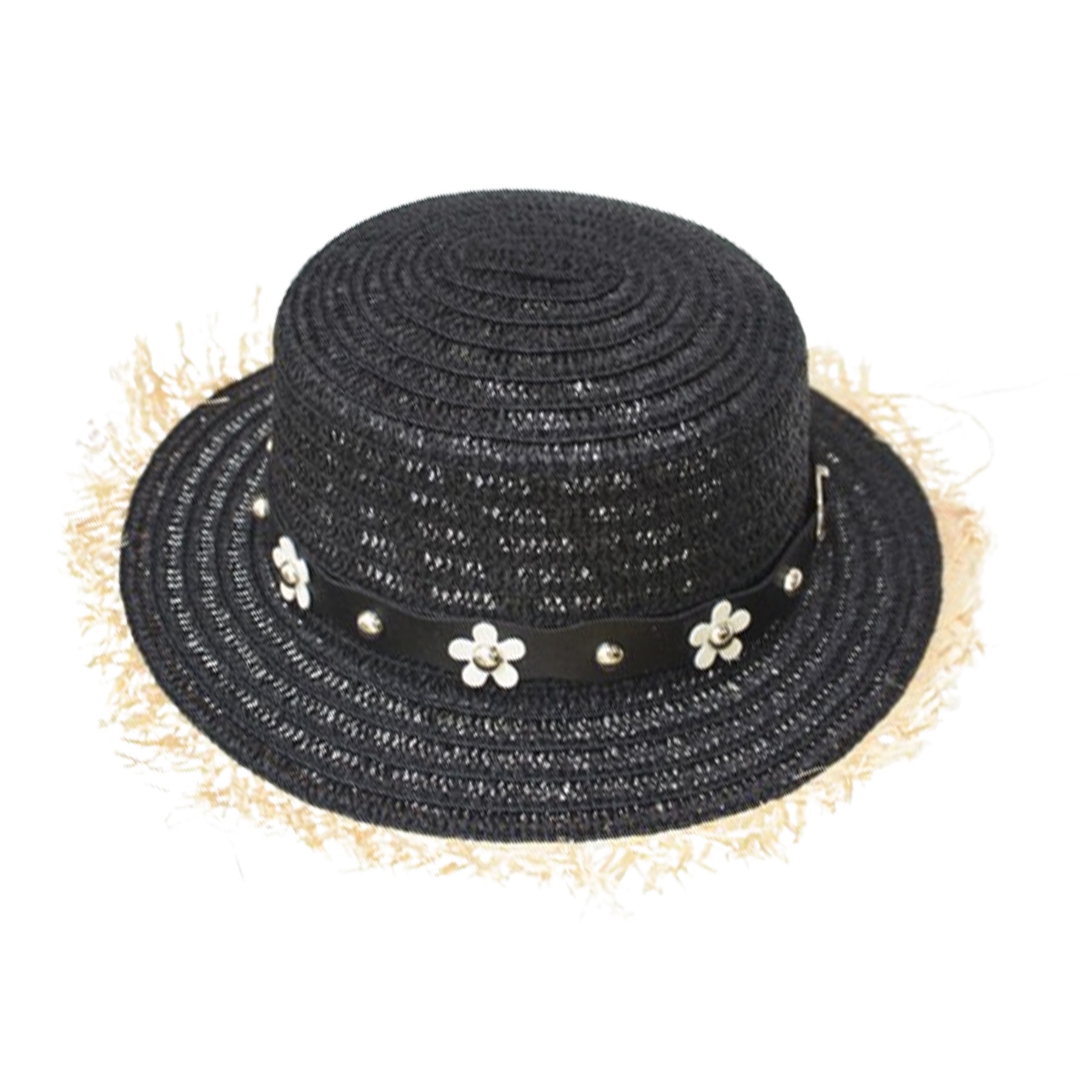 Summer Flower Beach Straw Hat For Adults 1