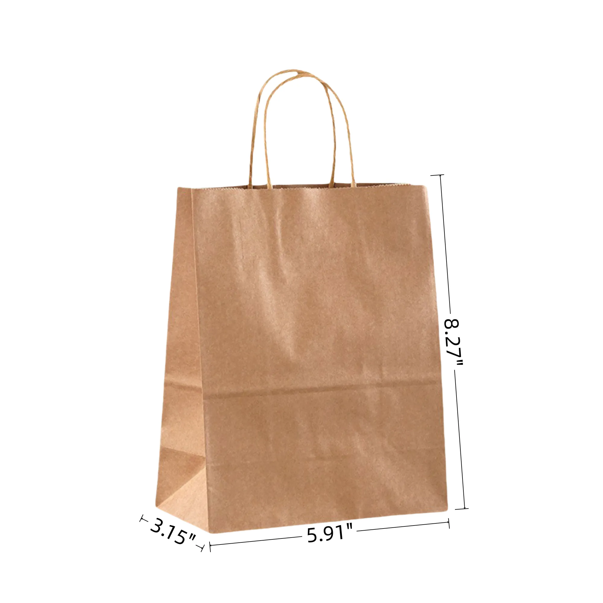 Festive Shopping Gift Kraft Paper Bag 1