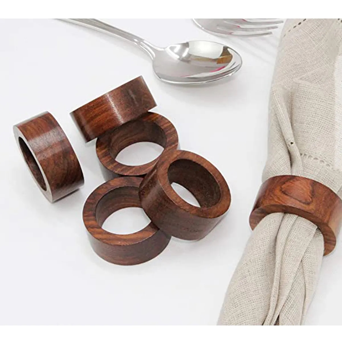 Wood Napkin Rings 2