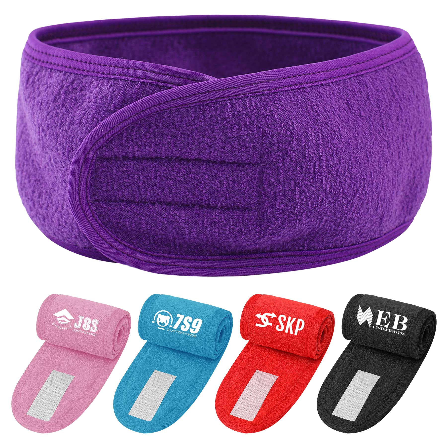Soft Adjustable Face Wash Headband 2