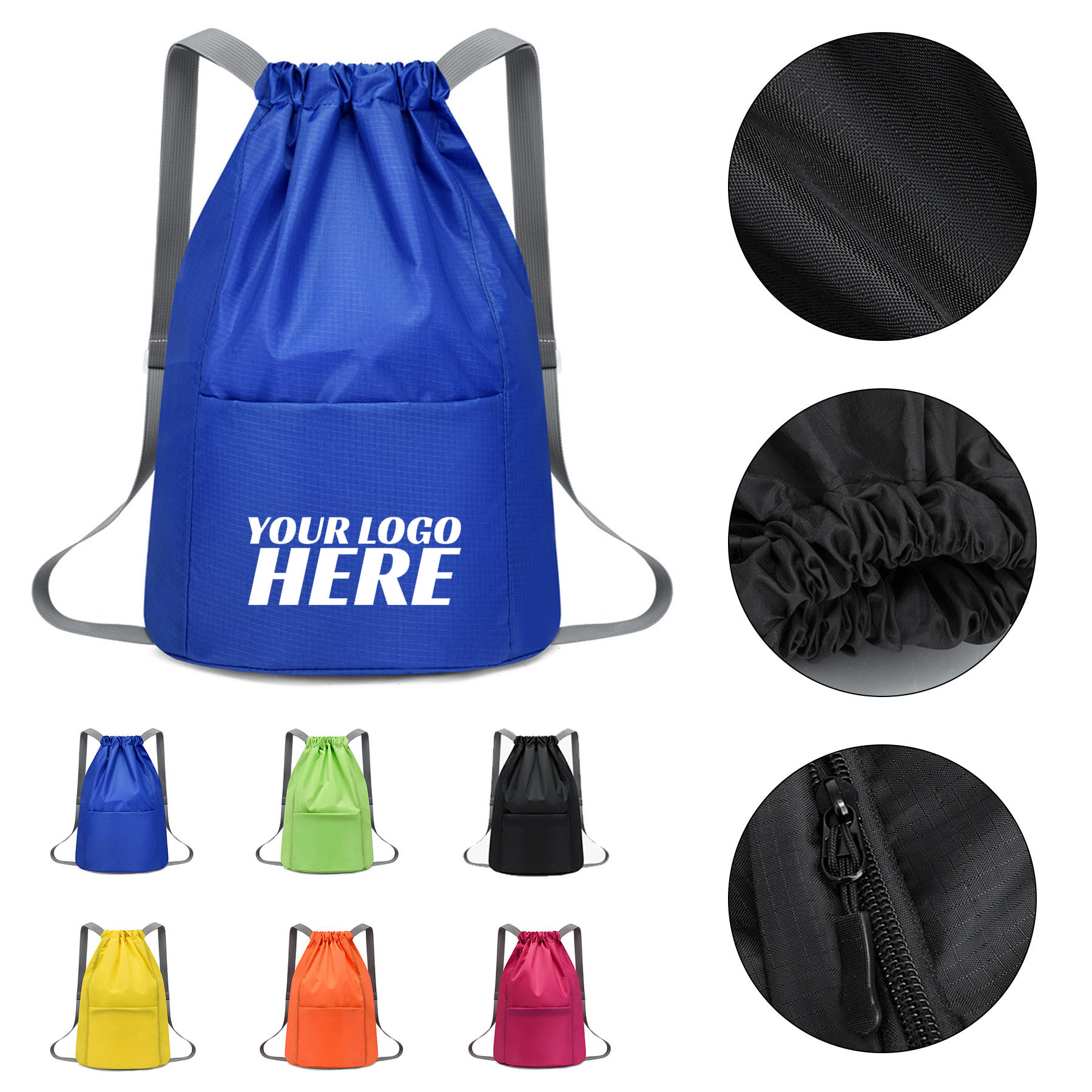 Nylon Drawstring Sports Bag 2