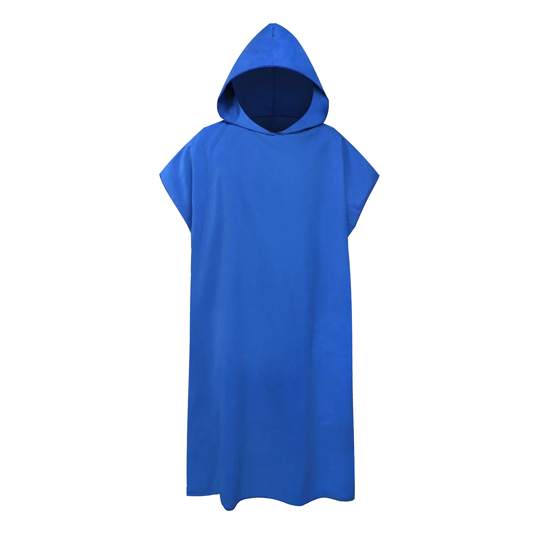 420GSM Solid Microfiber Absorbent Hooded Beach Robe For Adults 2