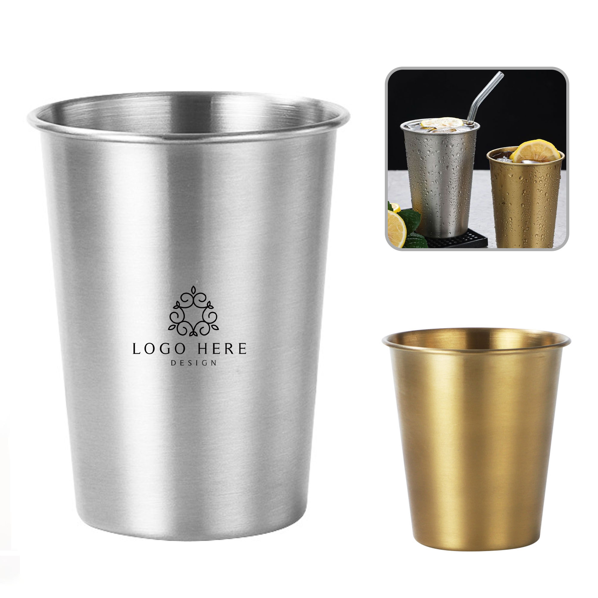 15 Oz Stainless Steel Cup 2