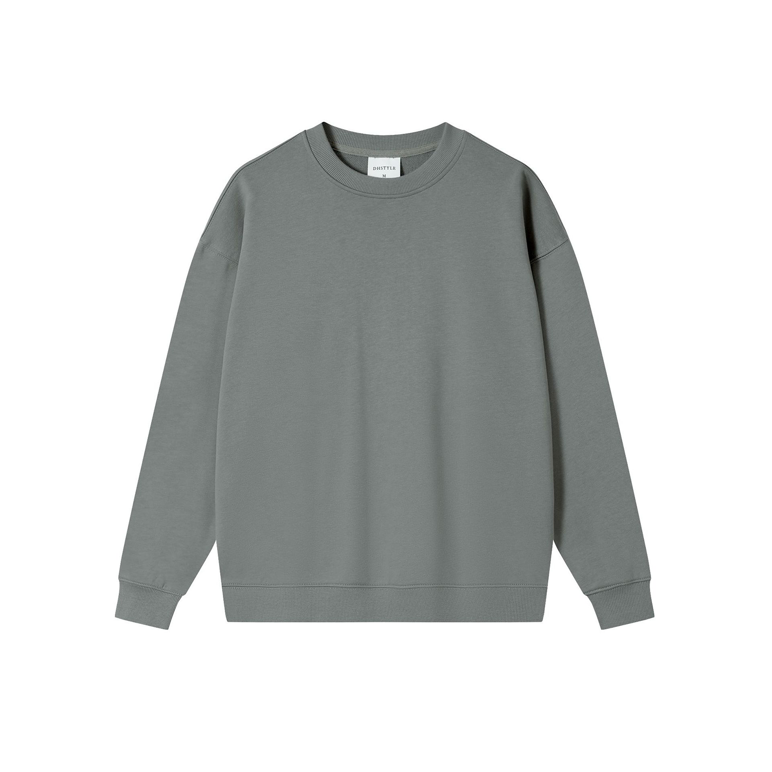 Unisex Cotton Crewneck Pullover Long Sleeve Sweatshirt 3