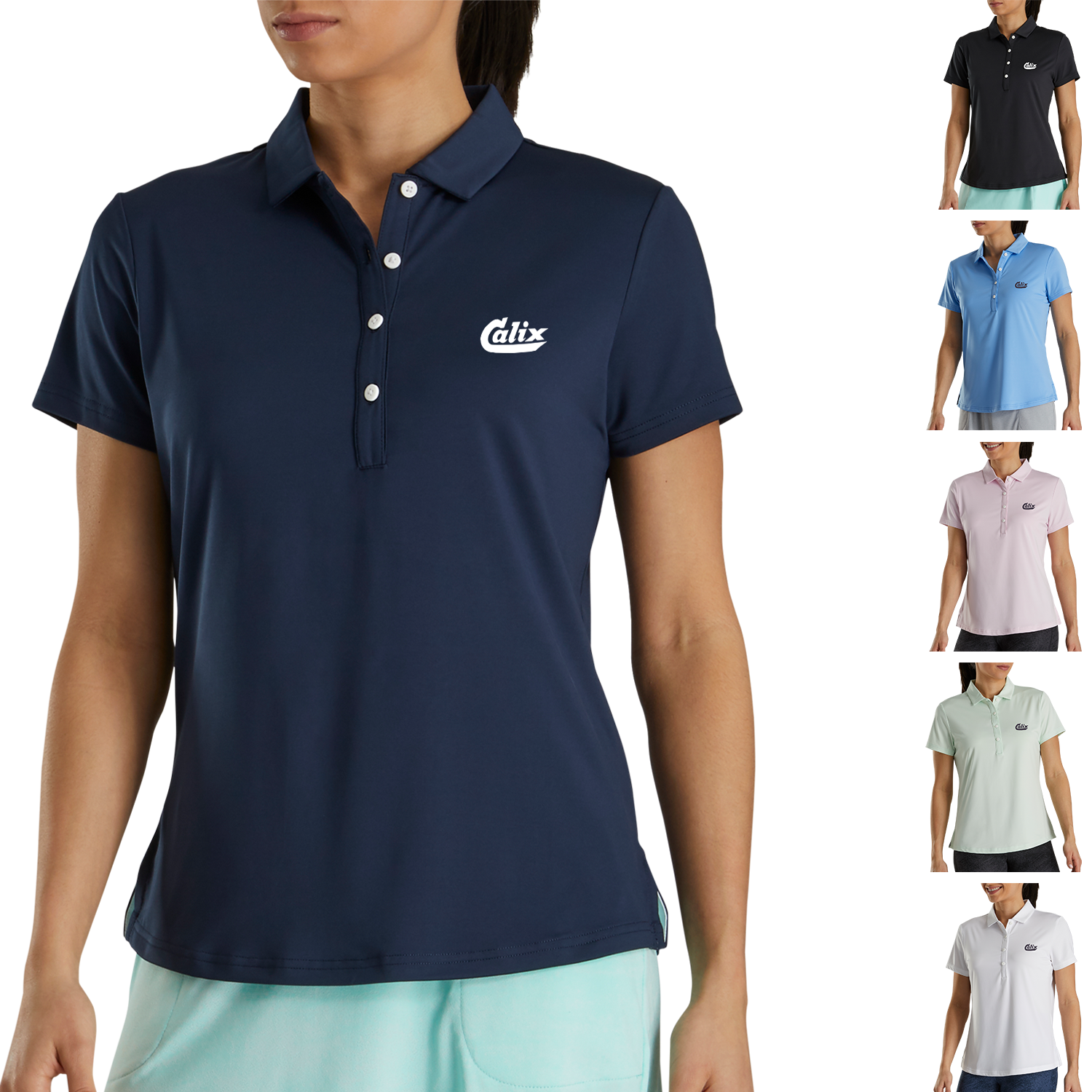 Footjoy Women's Short Sleeve Essential Shirt 1