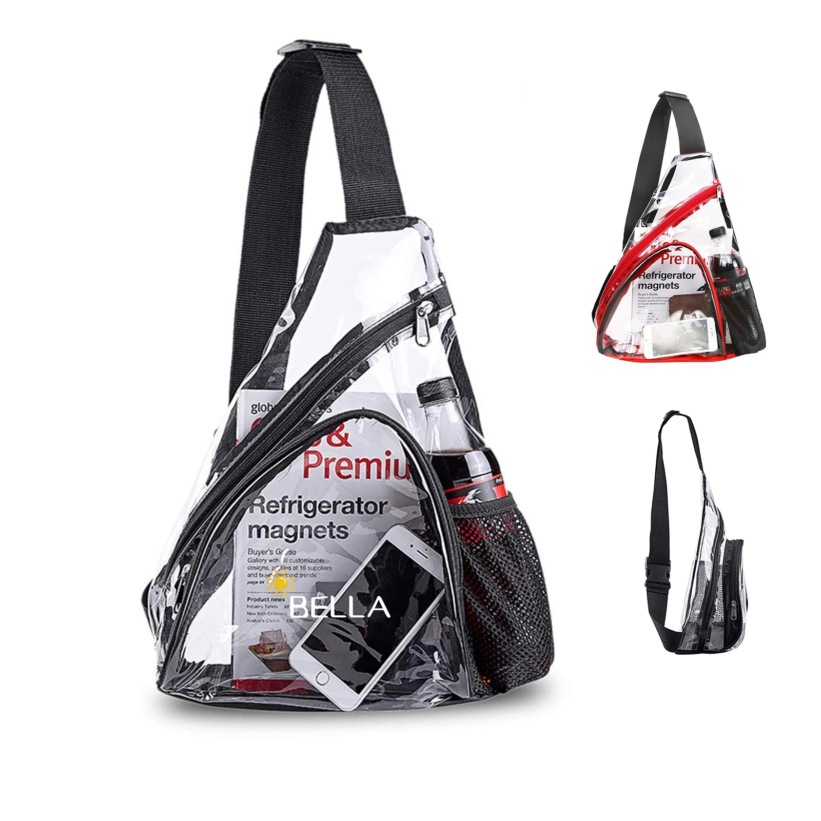Clear Pvc Sling Bag 1