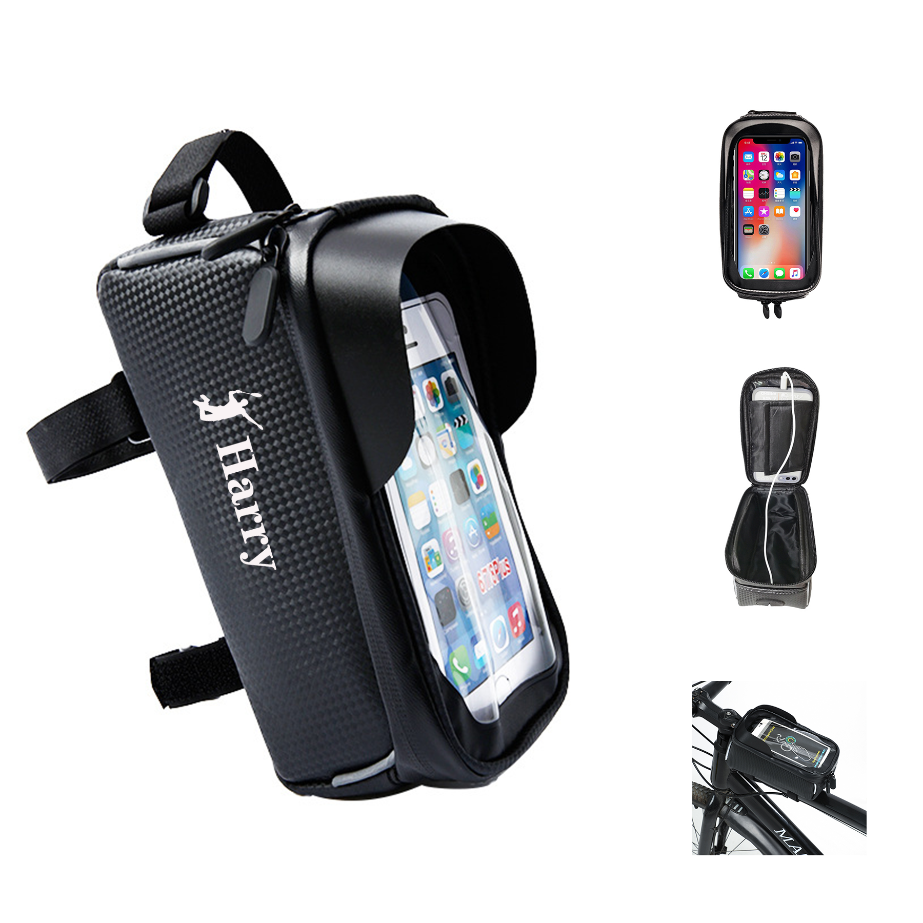 Bike Phone Front Frame Bag 1