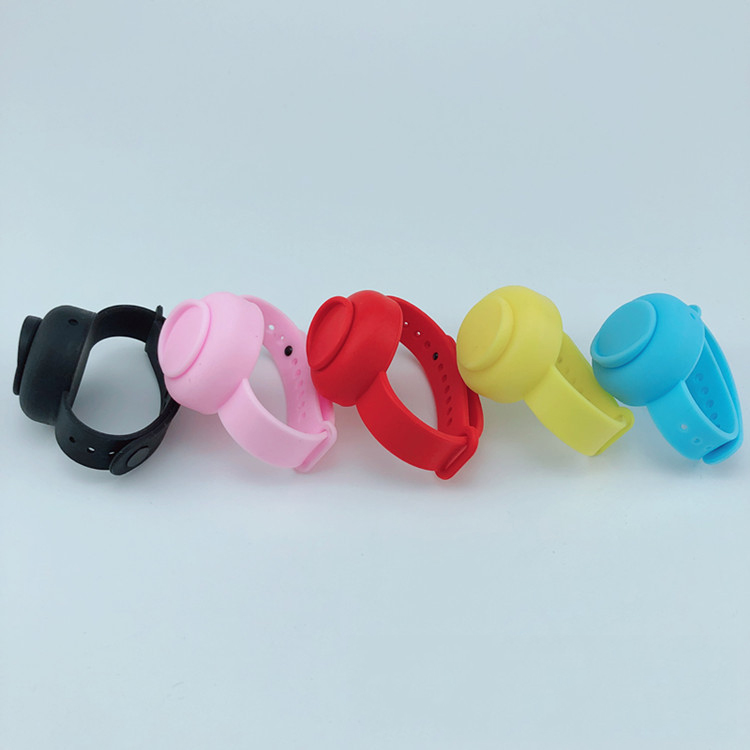 Hand Sanitizer Dispenser Silicone Wristbands 4