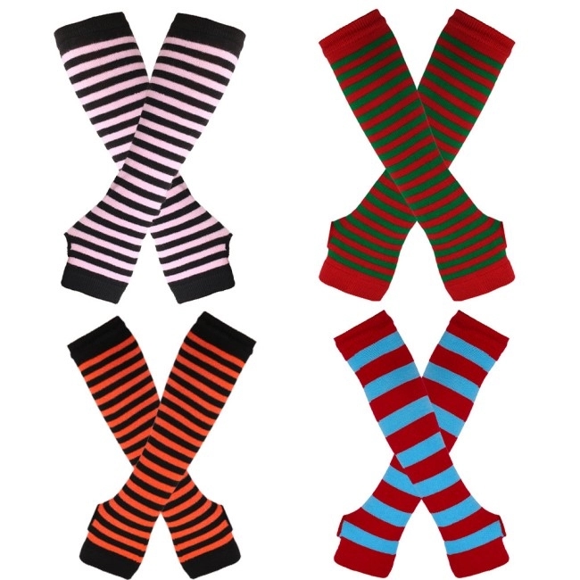 Knit Arm Warmer Gloves 7