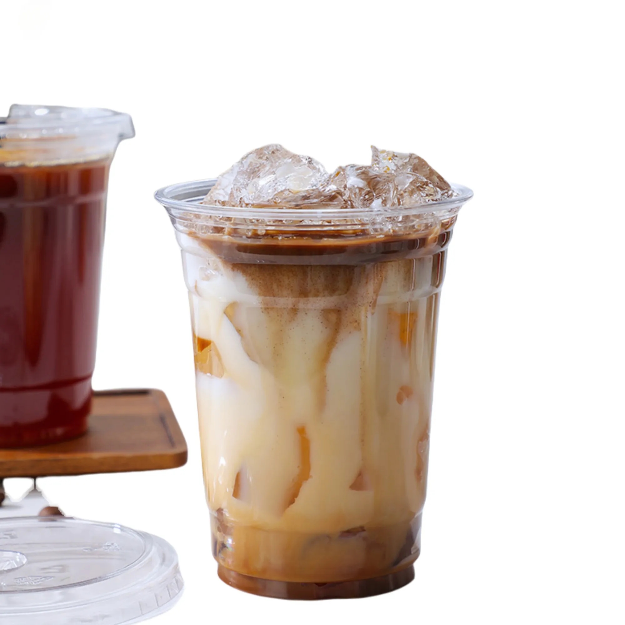 16oz. PLA Biodegradable Thickened Clear Cup 4