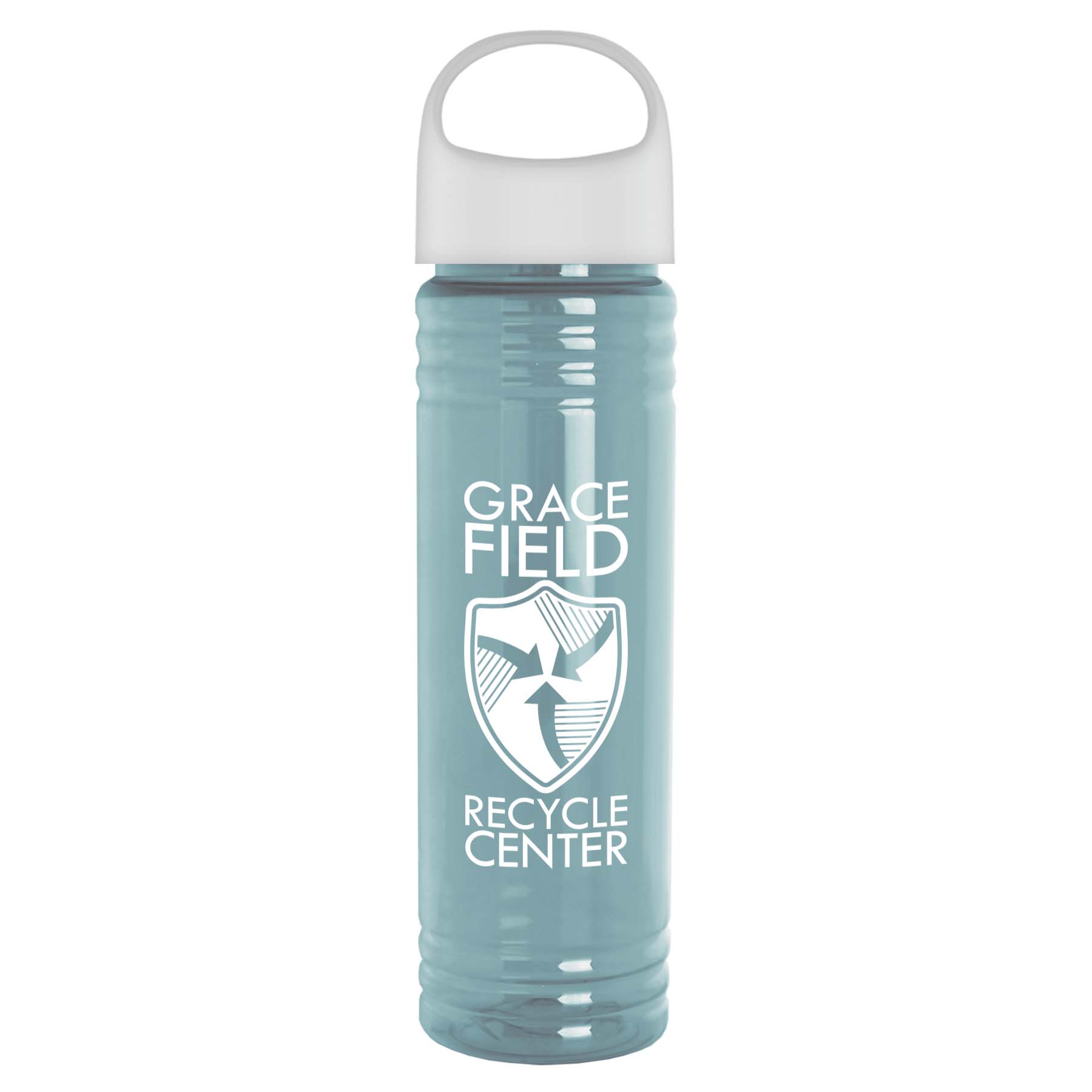 24 oz. Slim Fit UpCycle RPET Bottles with Oval Crest