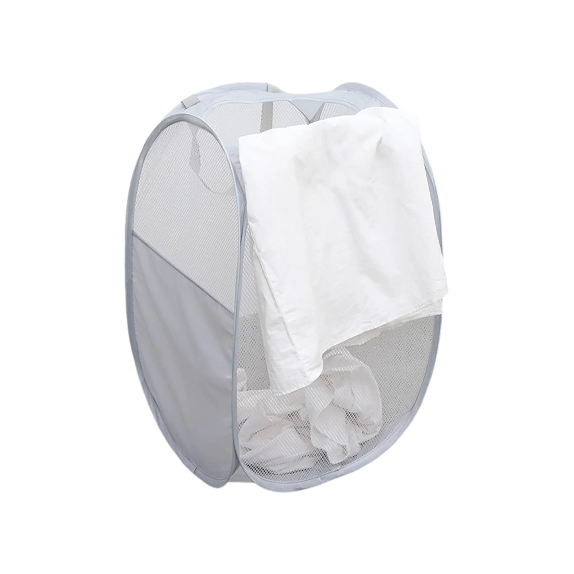 Mesh Laundry Hamper with Handles 6