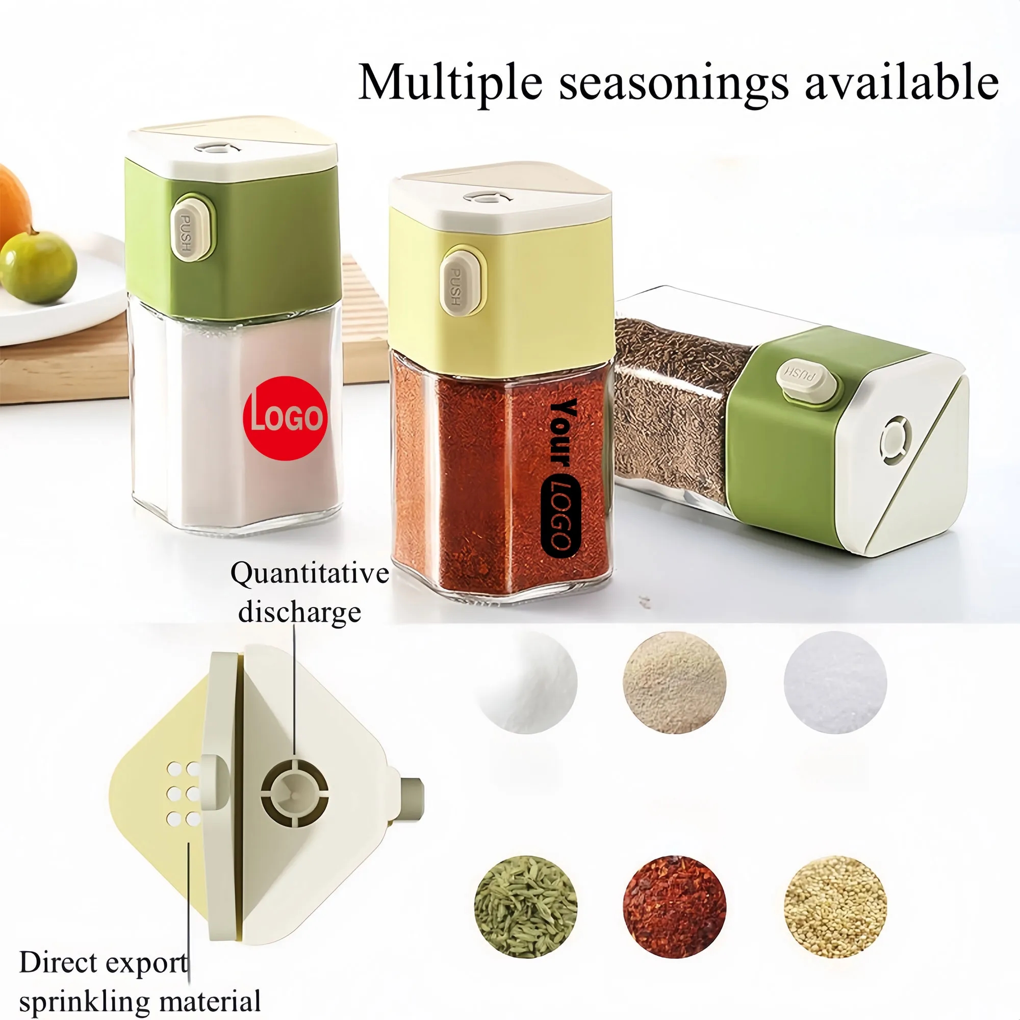 Dual-Use Kitchen Salt Spice Dispenser With Precise Control 6