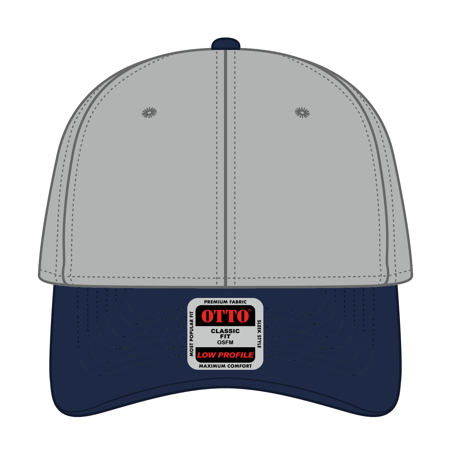 OTTO CAP® 6 Panel Low Profile Baseball Cap 4