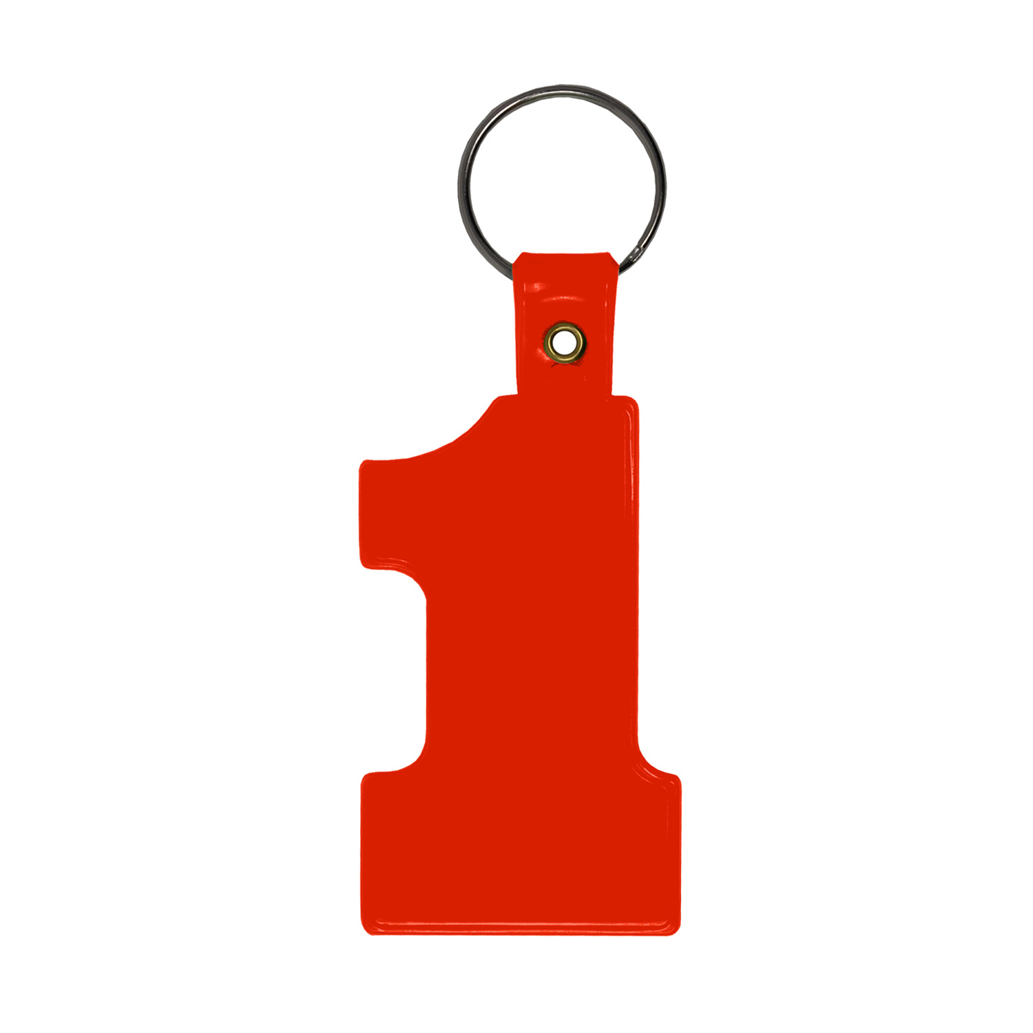 #1 Shaped Key Tag 12