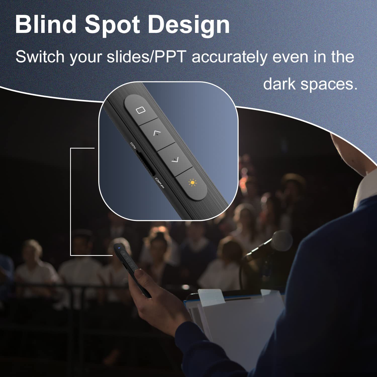Wireless Presenter Remote Powerpoint Clicker 3