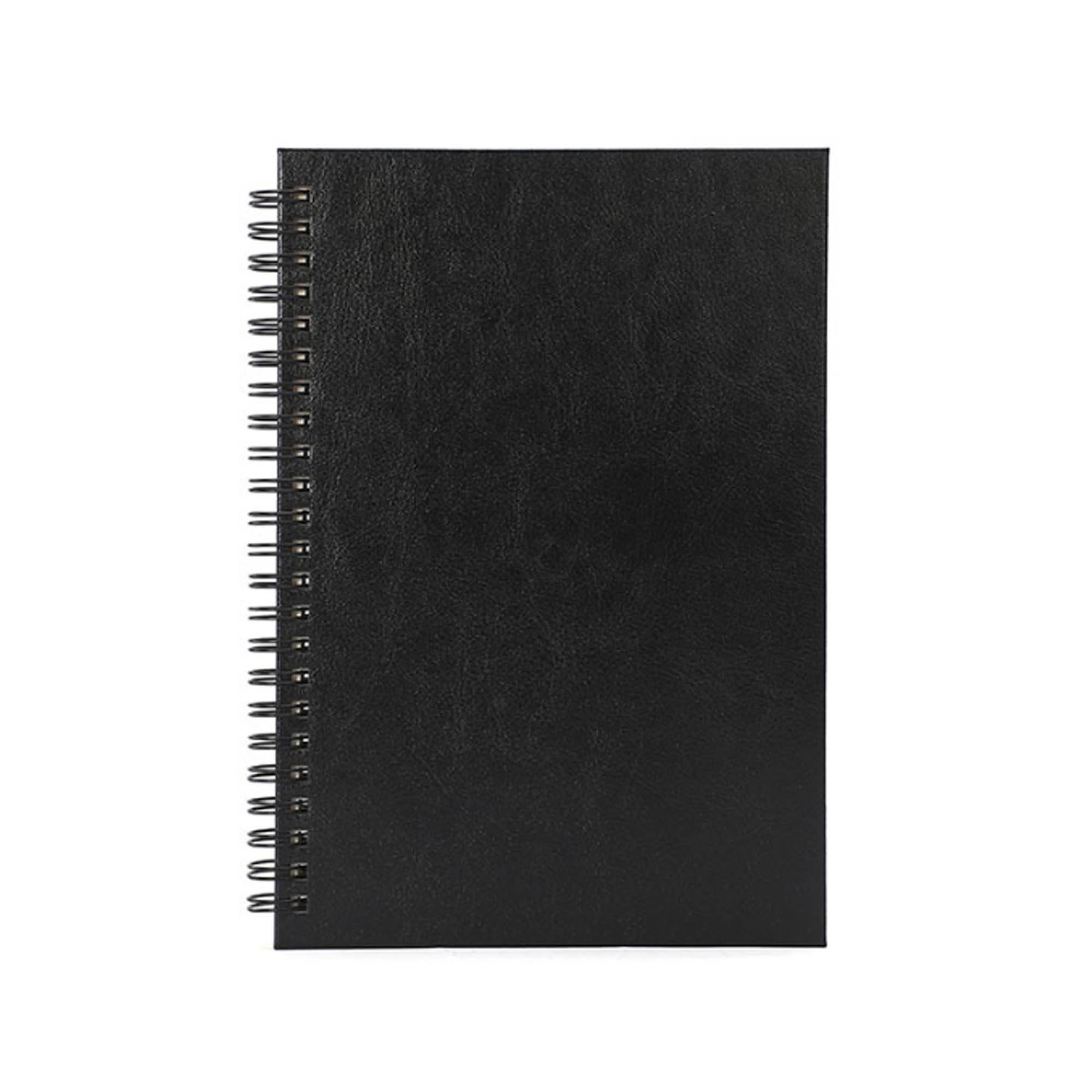 A5 Custom Leather Hybrid Spiral Notebook 4