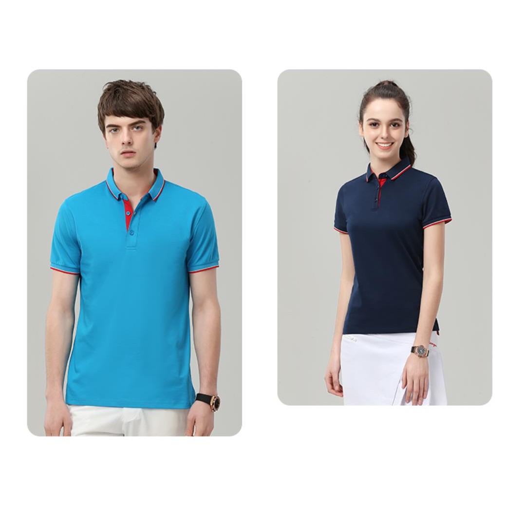 Men's combed cotton Golf POLO shirt instock 3