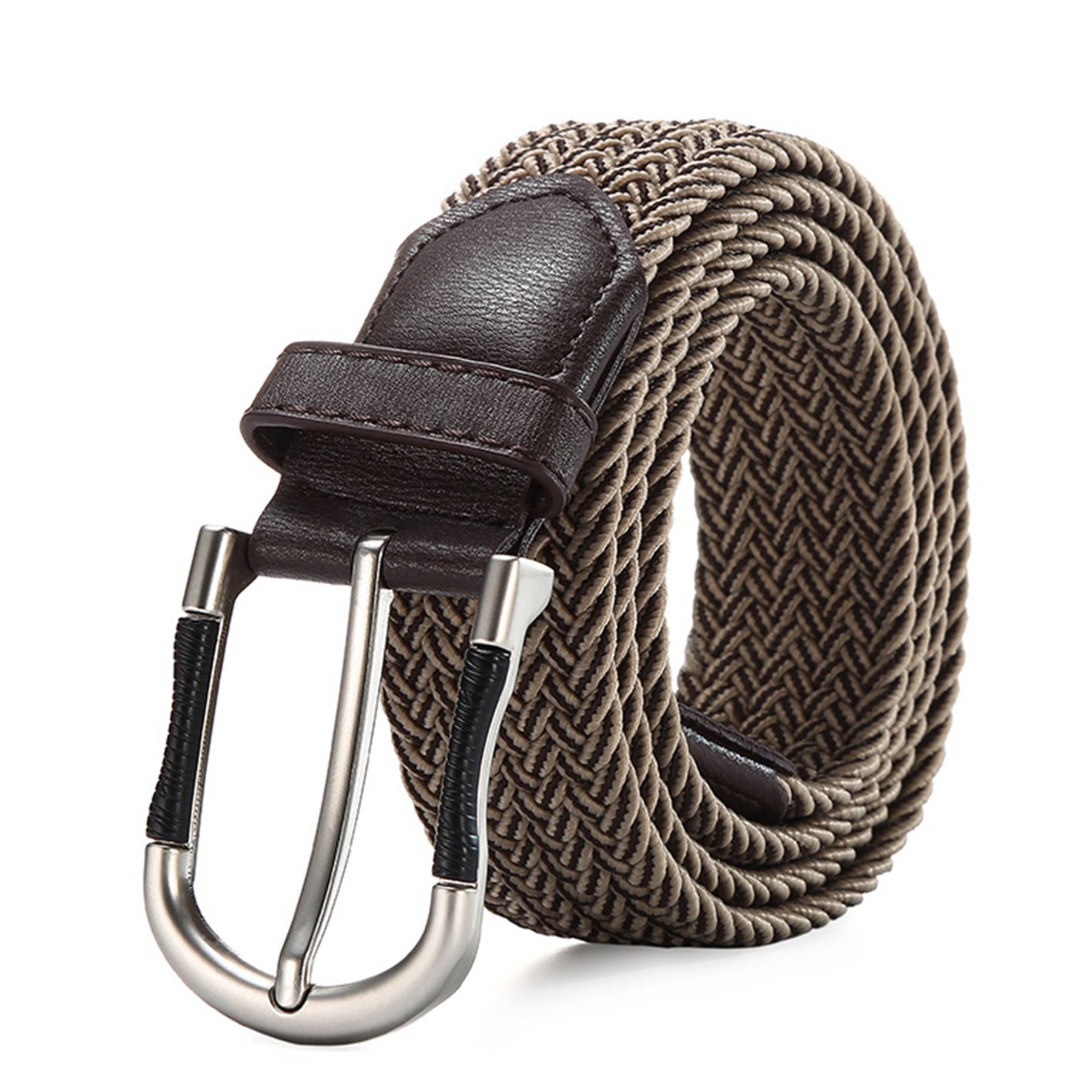 Mens Woven Braided Web Belt 2