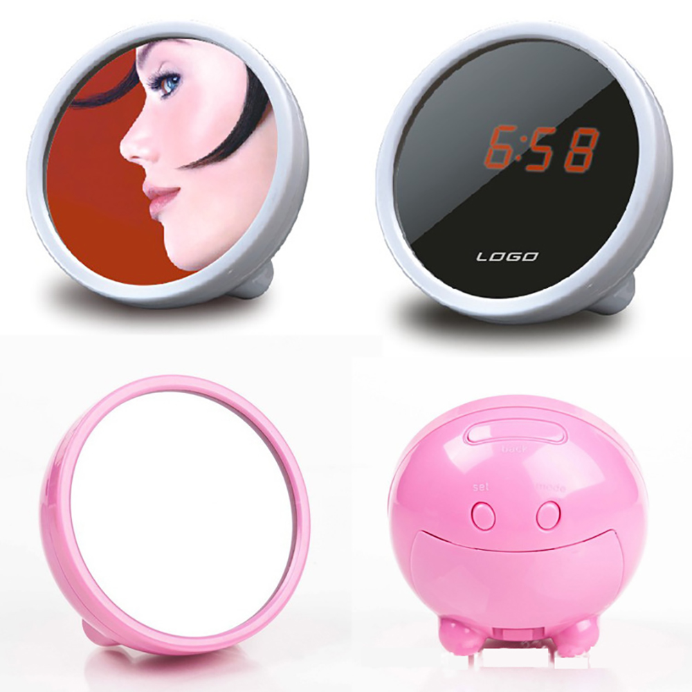 LED Make-up Mirror Clock 1