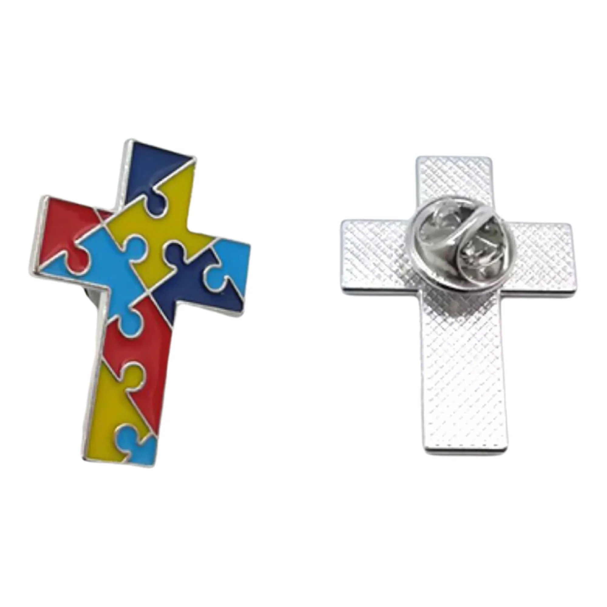 Autism Awareness Puzzle Piece Pin MOQ 30 4