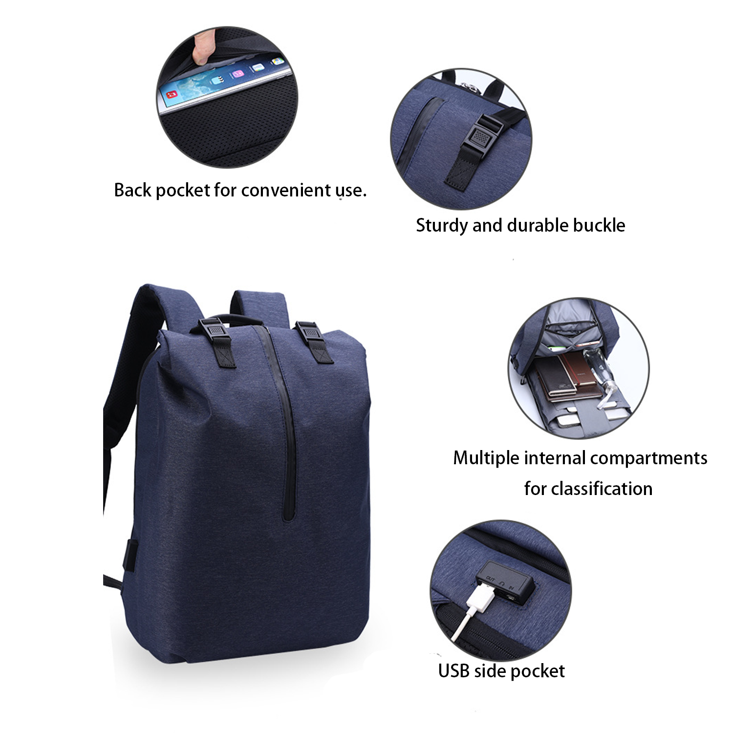 Multifunction Nylon Backpack 1