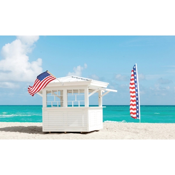 8' x 2' Stock Advertising Feather Flag 2