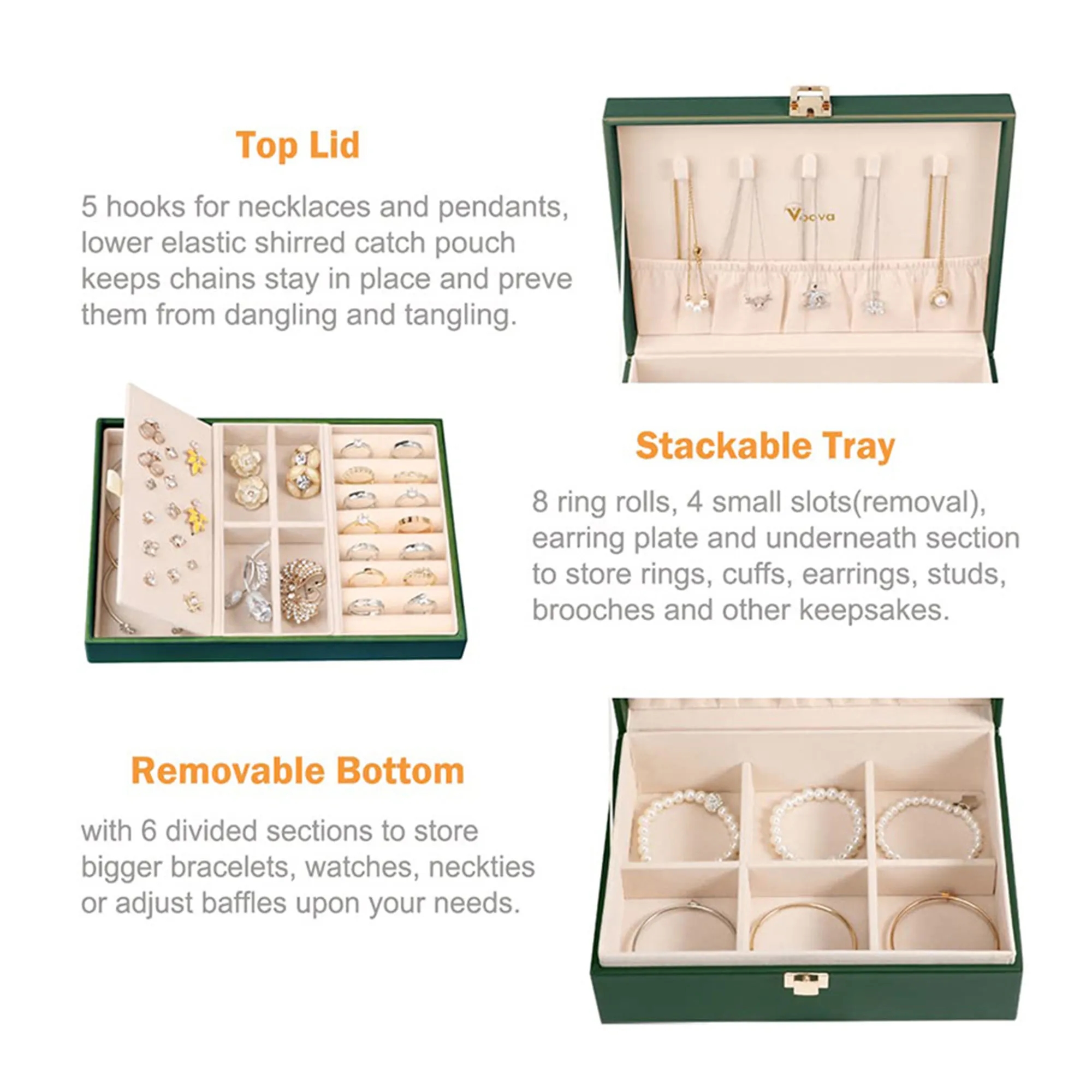 Double-Layer Jewelry Organizer Box 2