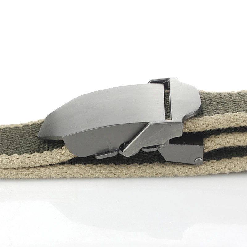Outdoor Mental Buckle Canvas Belt 7