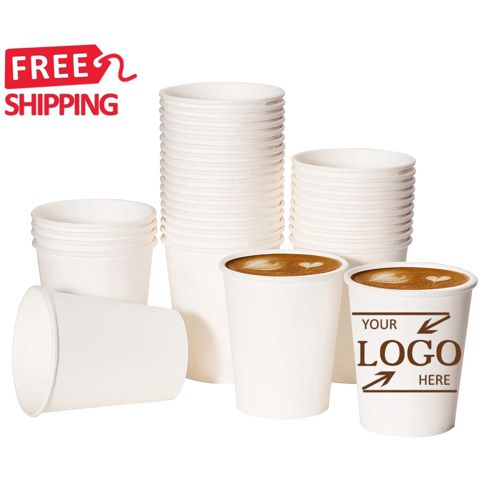 Disposable Paper Cup 3 oz 8 oz 12 oz 16 oz 22 oz 4