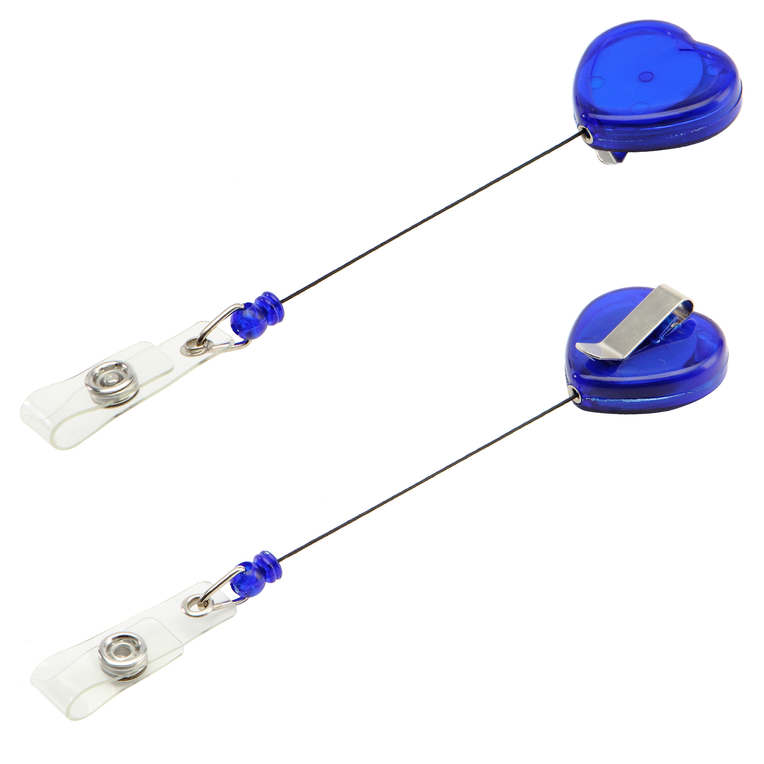 Retractable Heart Shape Badge Reel 10