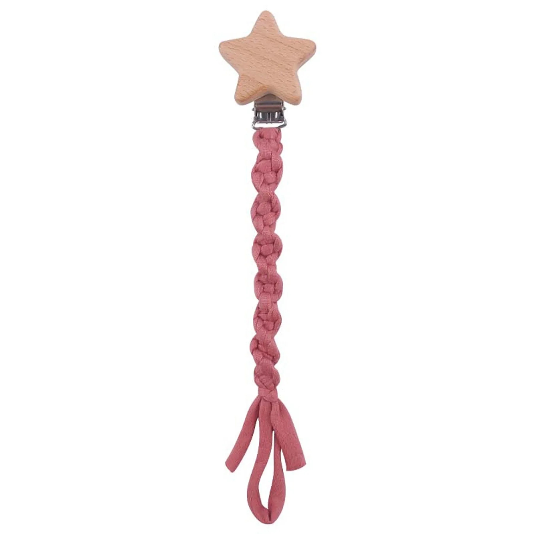 Beech Star Pacifier Clip 12