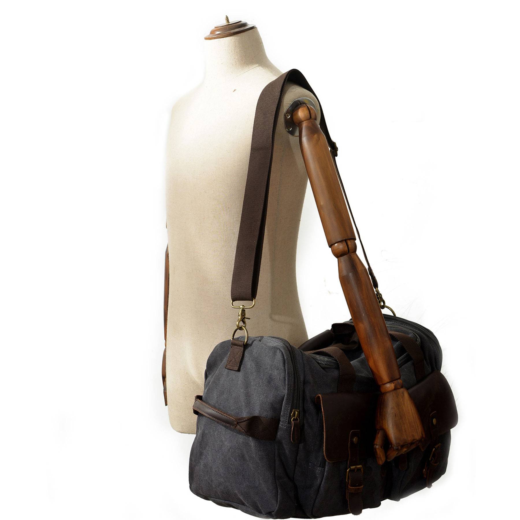 Canvas Large Capacity Men's Duffel Bag 7