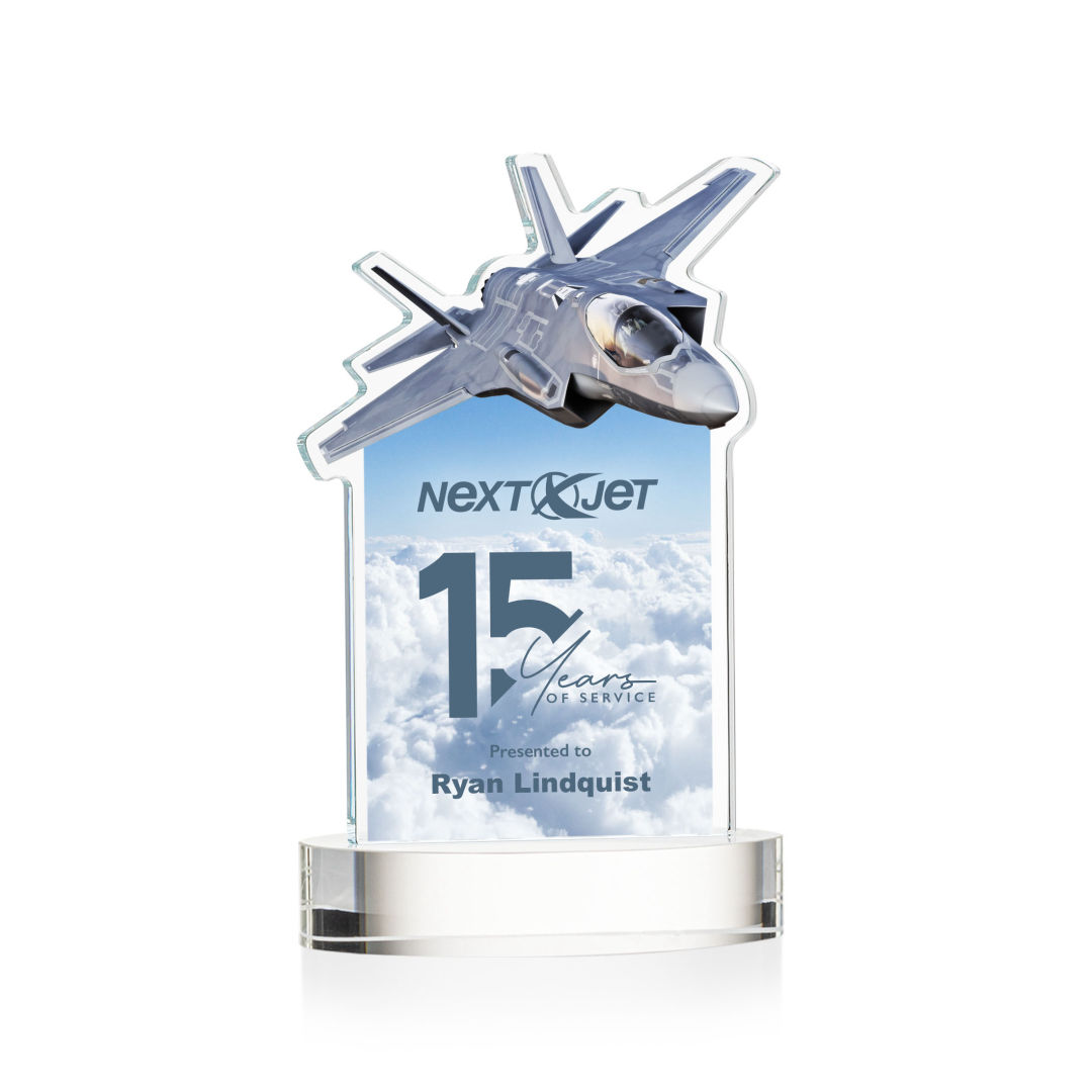 Top Gun VividPrint™ Award on Alberton Base - Clear 10