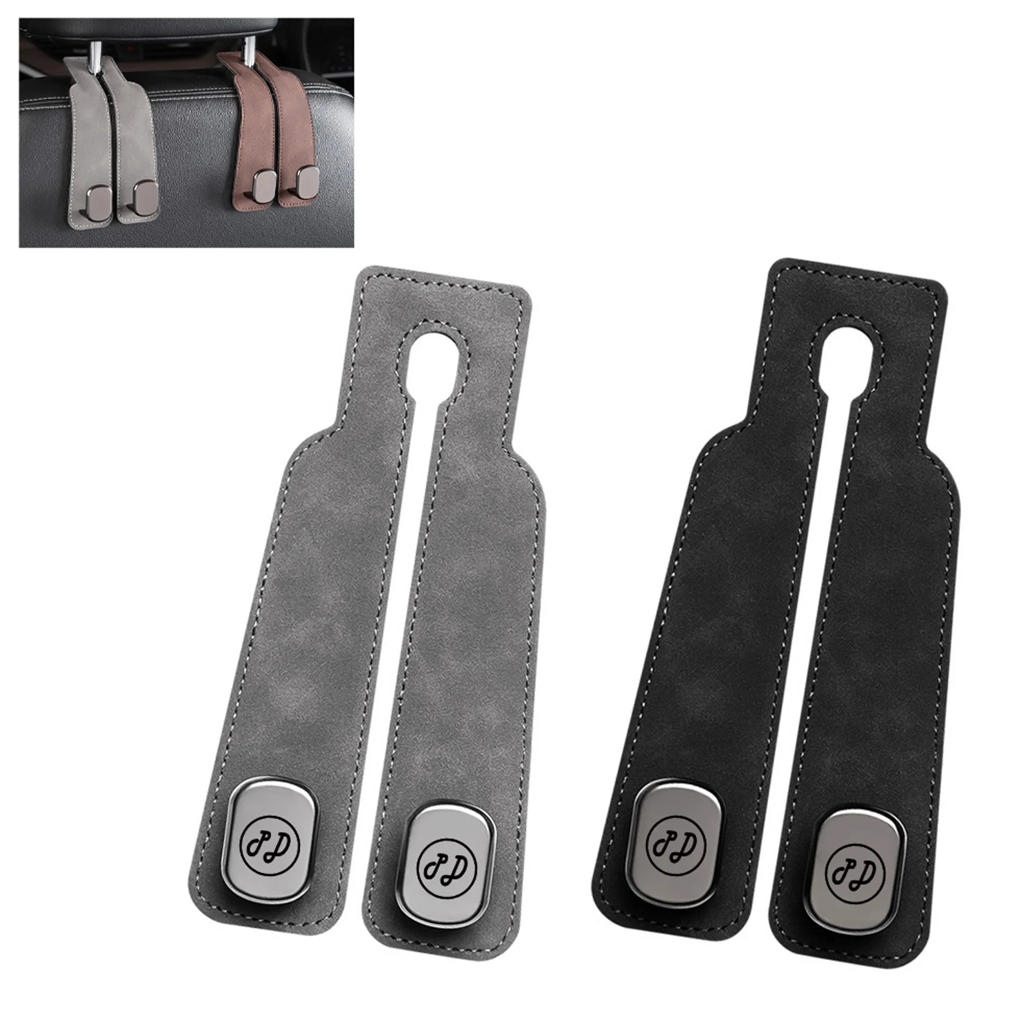 Car Seat Back Double Hooks 2