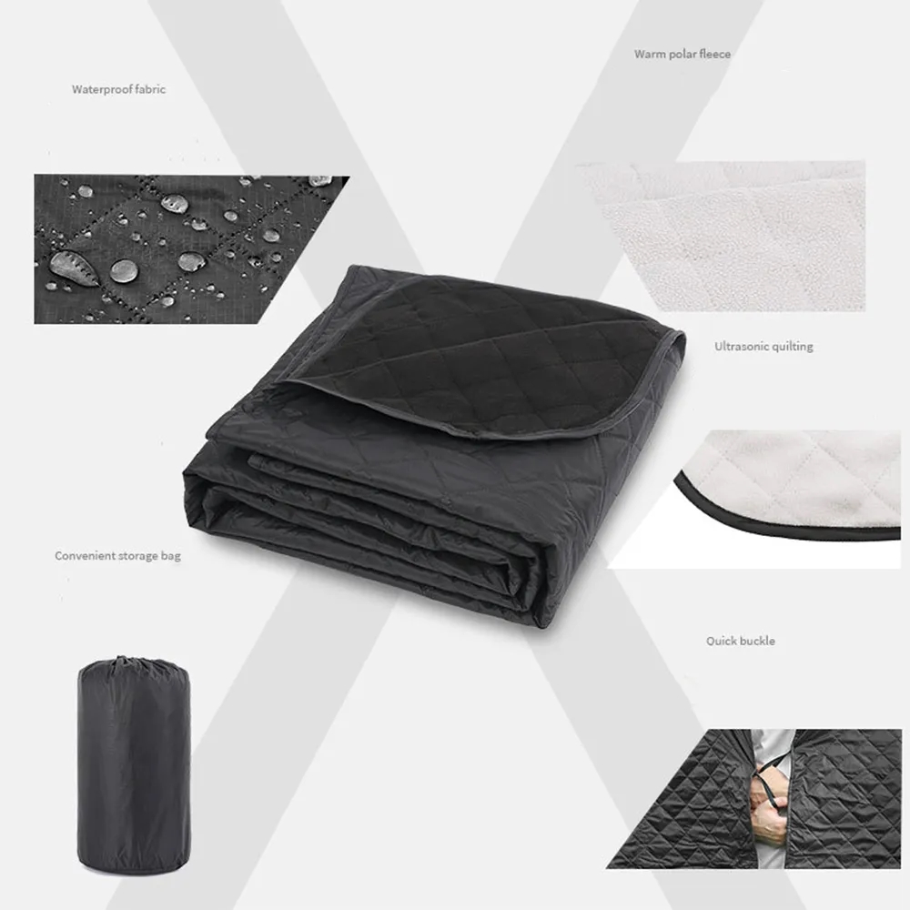 Portable Camping Blanket Shaker Fleece 5