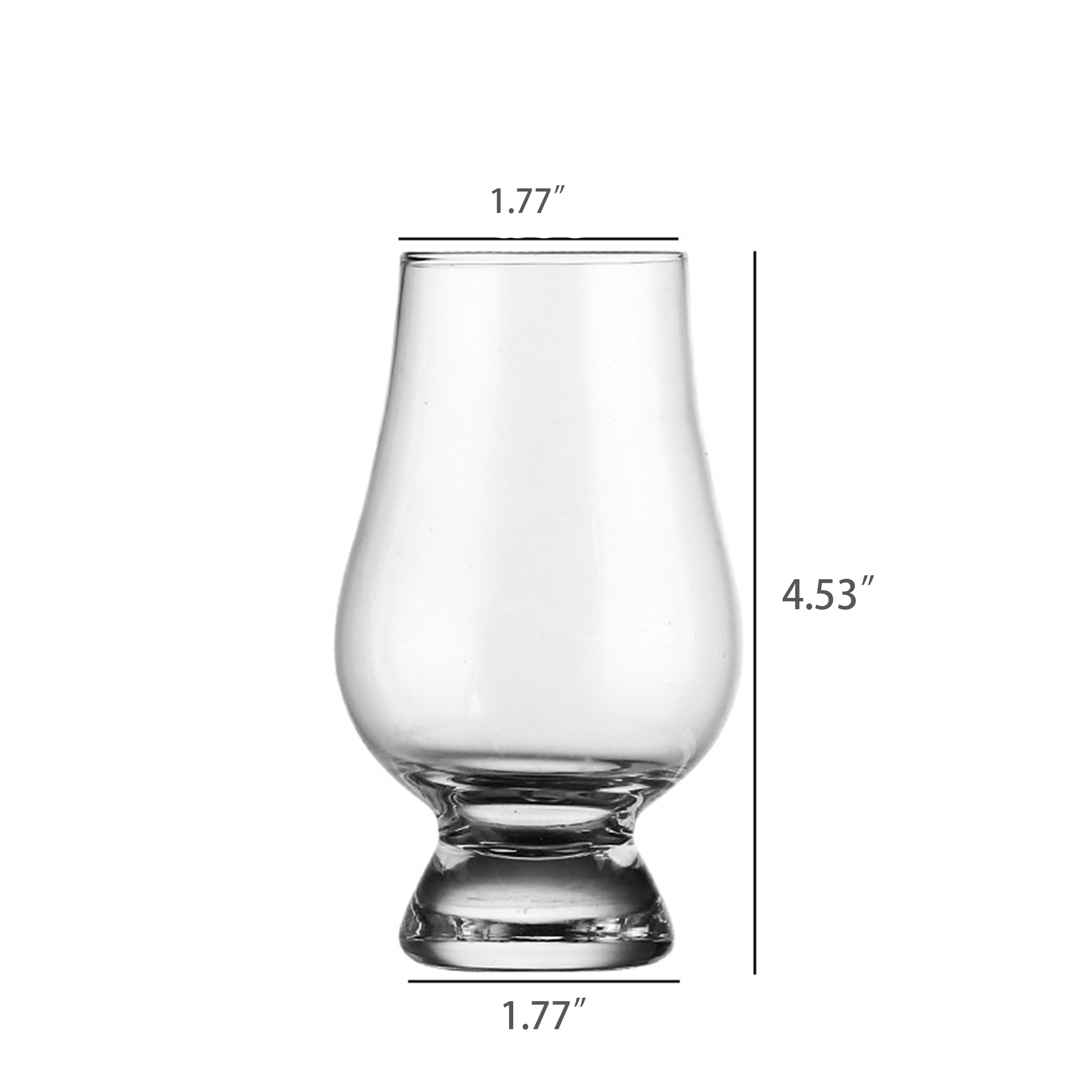 Whiskey Tasting Glass ?C Tulip Shape for Better Scent 2