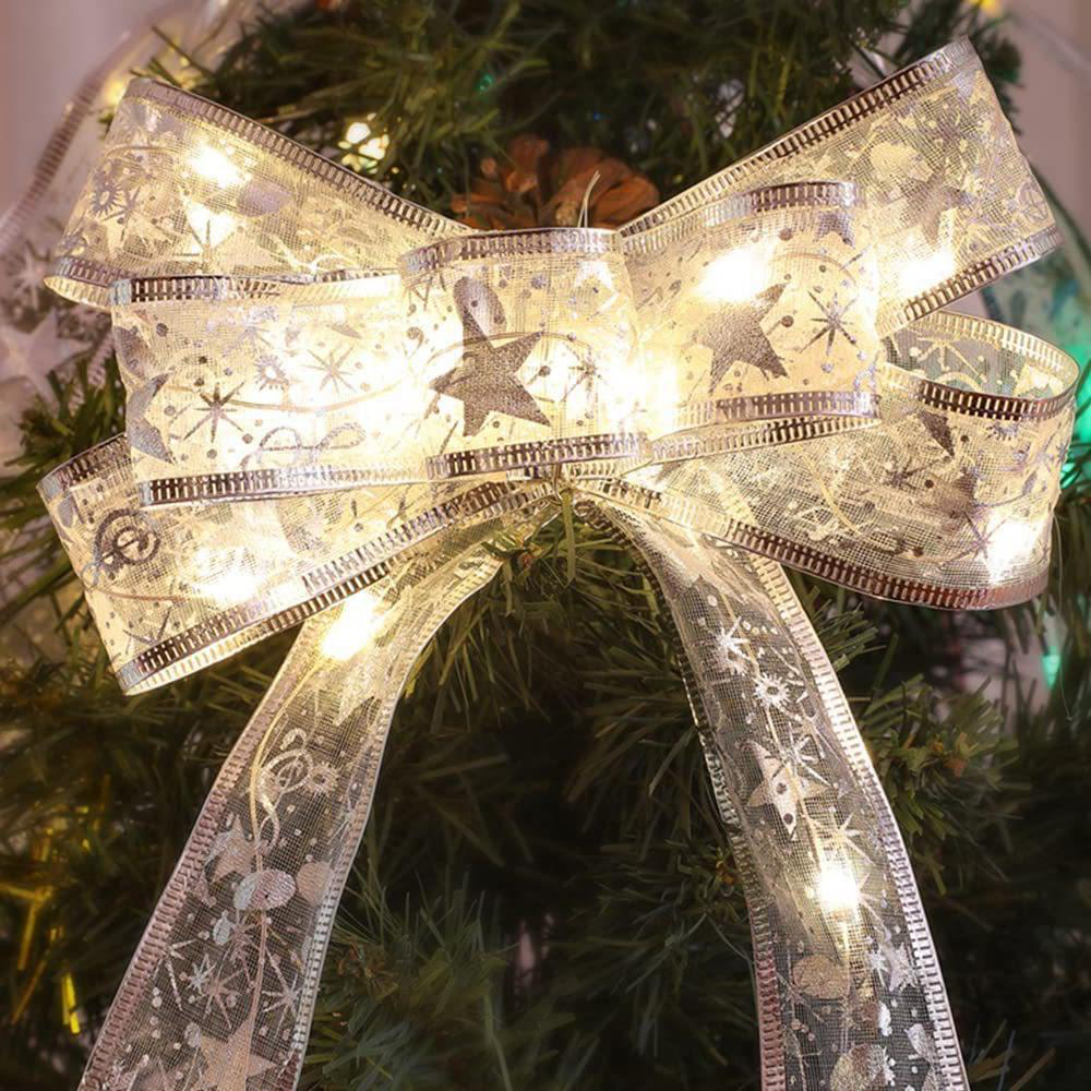 2 " Width Christmas Tree Ribbon Lights 3