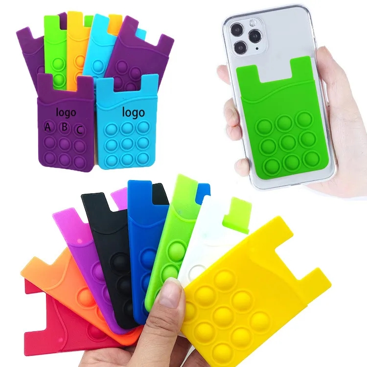 Silicone Phone Wallet Card Holder 2
