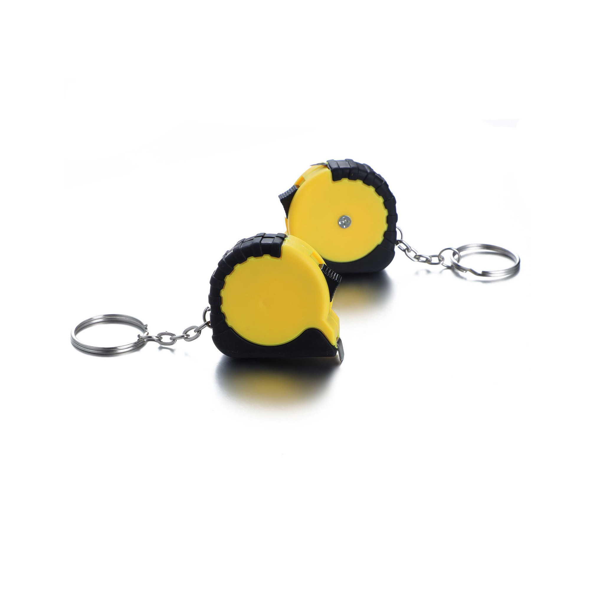 Mini Tape Measure Key Ring 39" Self Lock Retract With Grip 6
