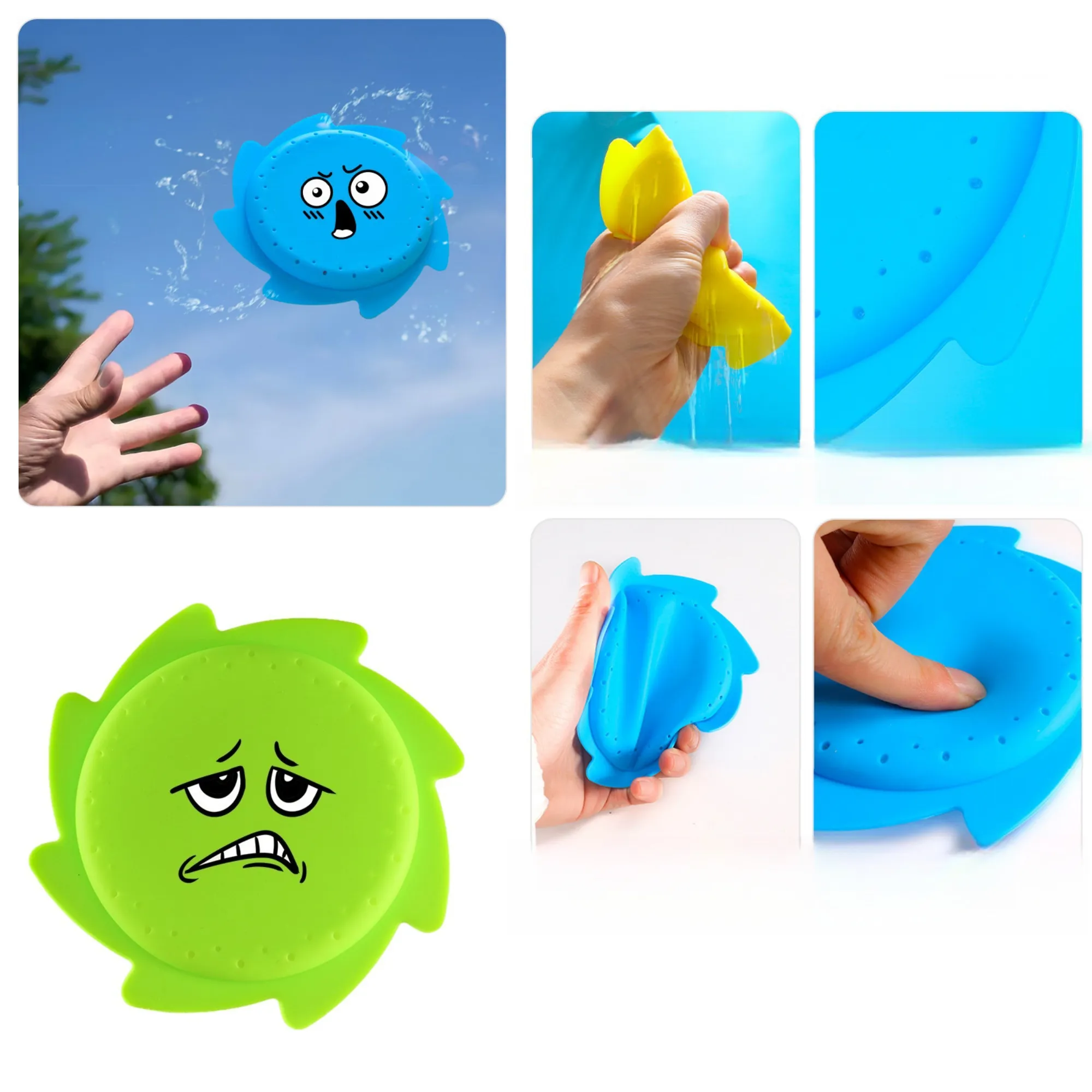 Silicone Sprinkling Toss Disc for Parent Child Interaction 2