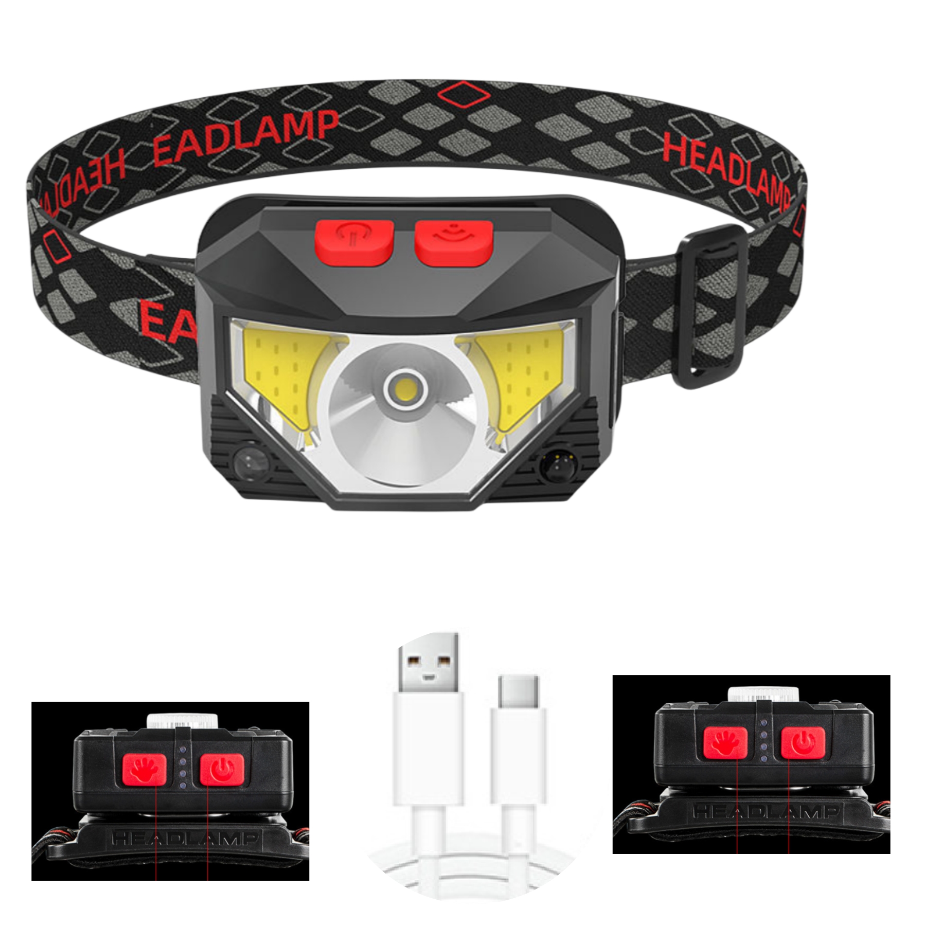 Headlamp Flashlight 3