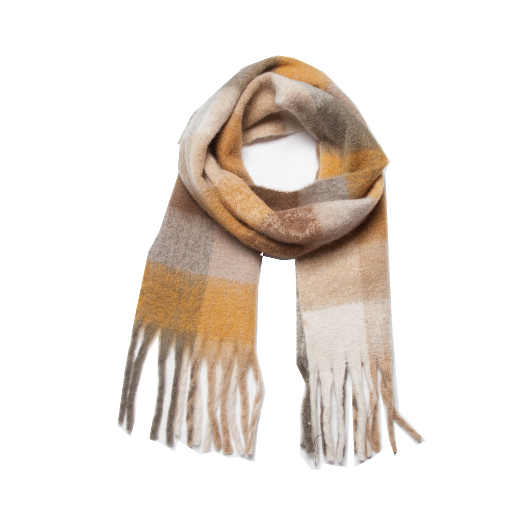 Big Coloured Checked Winter Warm Wrap Scarf 19