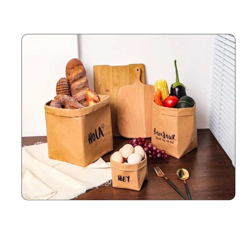 Washable Kraft Paper Bags 2