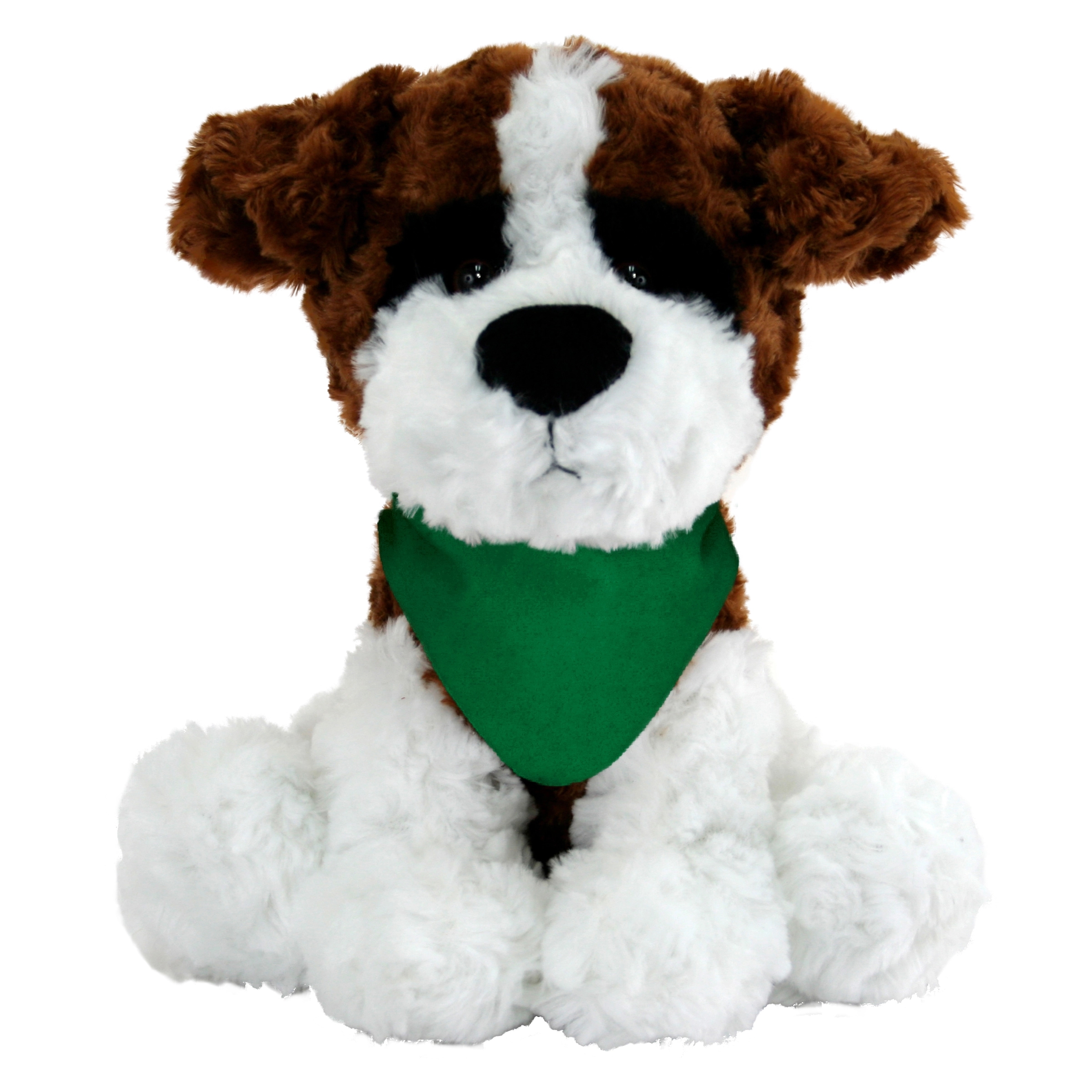 10" Large Sitting Dog - Brown & White 4