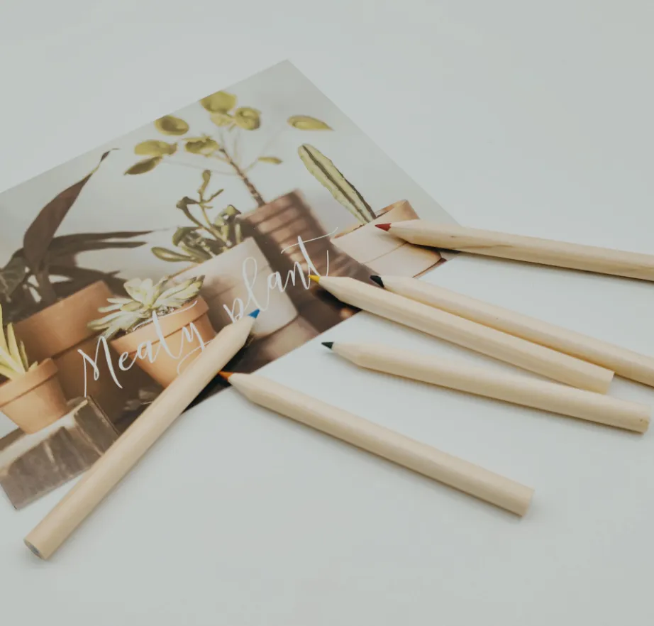 Colored Pencils, 6-Pack, Kraft Paper Packaging 3